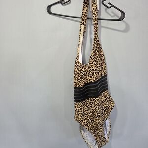 New with tags cillet leopard print one piece XL bathing suit.